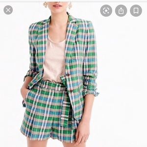 J.Crew High Waisted Shorts in Vintage Plaid 10